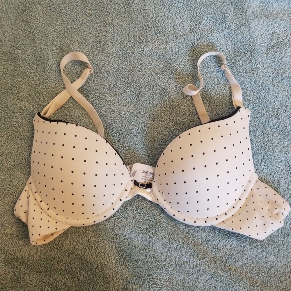 Polka dot Push up bra